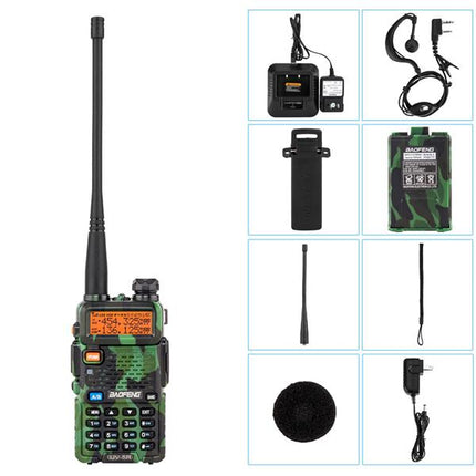 BAOFENG 1.5" LCD 5W 136~174MHz / 400~520MHz Dual Band Walkie Talkie