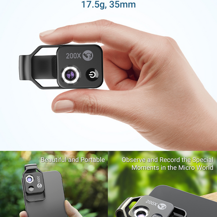 200X Digital Zoom Lens for Mobile Phone for iPhone Samsung smartphones