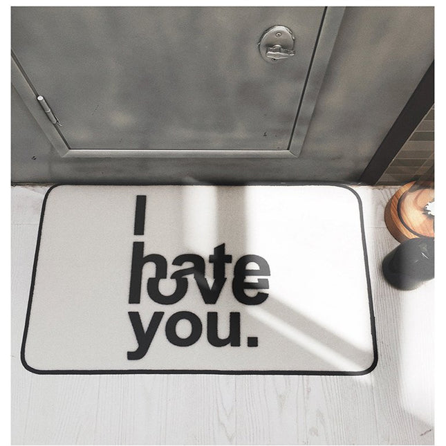 Love & Hate Doormat