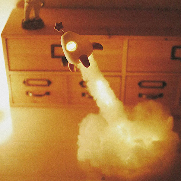 DIY Rocket Night Light Decoration
