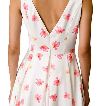 Women's Formal Floral Midi Dress