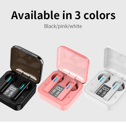 Bluetooth Earphones LED Wireless TWS with Microphone