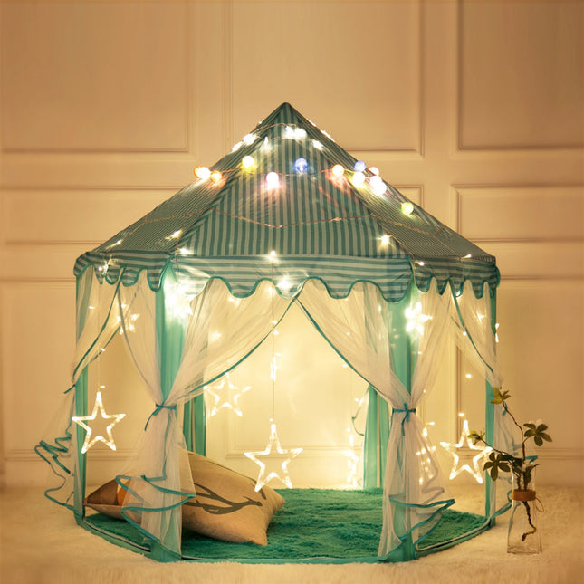 1.4m Princess Castle Play House Large Outdoor Kids Play Tent