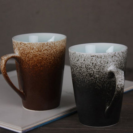 Art Retro Gradient Color Ceramic Cup