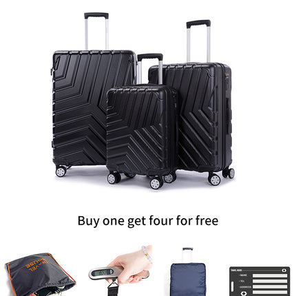 Suitcase Hardside Luggage Sets 3 Pieces with TSA Lock 4 Gifts