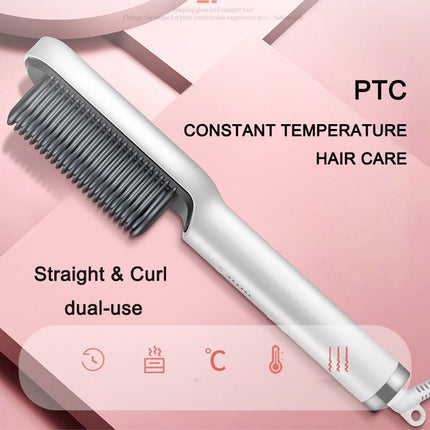 New PTC Heating Hair Straightener Brush Ceramic