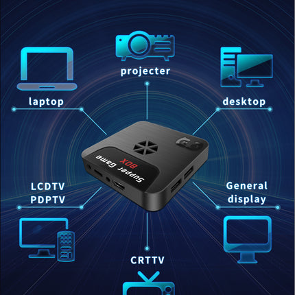 X5 Retro Video Game Consoles TV Box Magic Box Built in 9000 3D Games