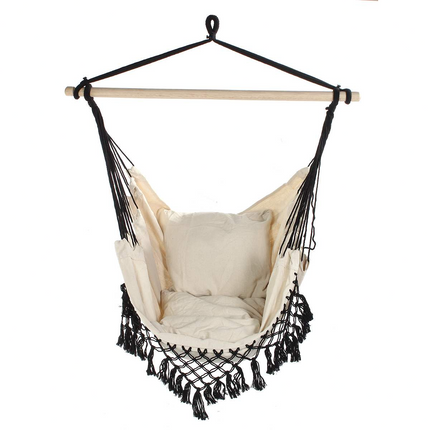 NORDHAVEN™ Boho Hanging Hammock Chair
