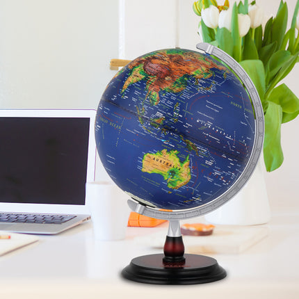 13in With Scale AR Constellation Light Embossed Globe Satellite