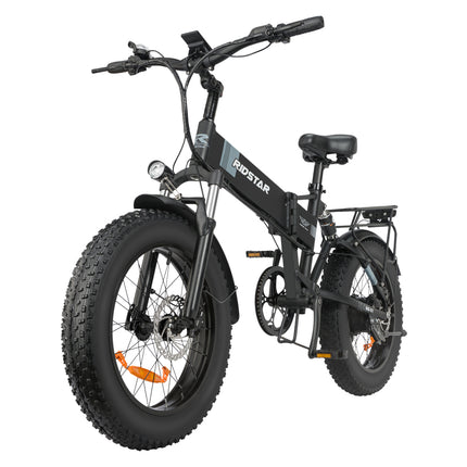 RIDSTAR™ 20" Electric Mountain Bike – 1000W – Up to 60km Range ⚡