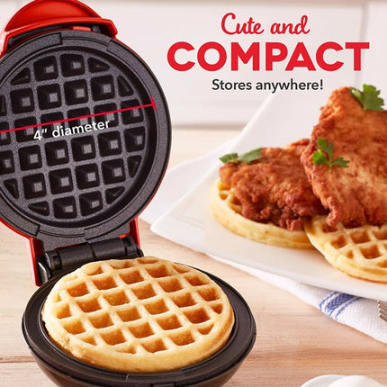4 Inch Mini Waffle Maker Non-stick Waffle Maker