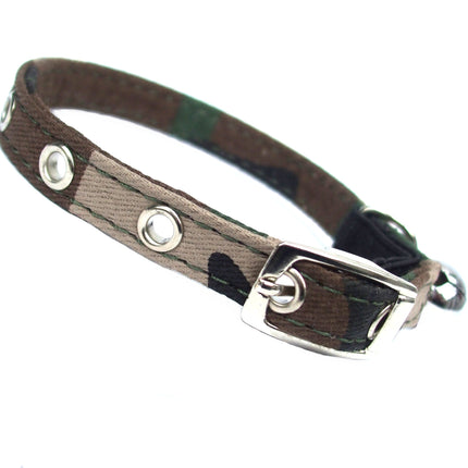 Army Canvas Cat Collar