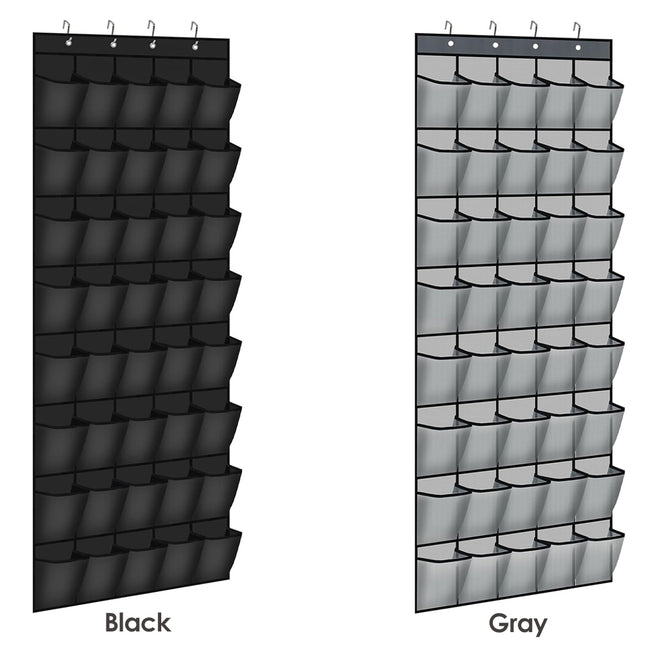 40 Pockets Over Door Hanging Shoe Storage Organizer Rack Holder Closet