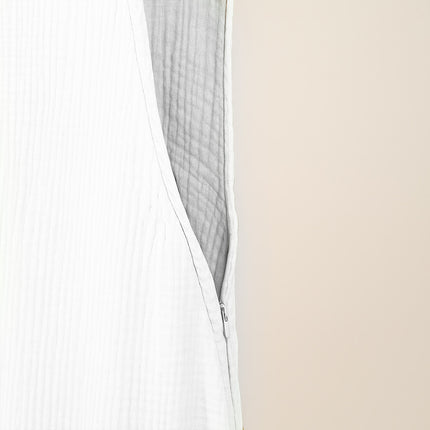 Organic Cotton Summer Sleeping Bag - White