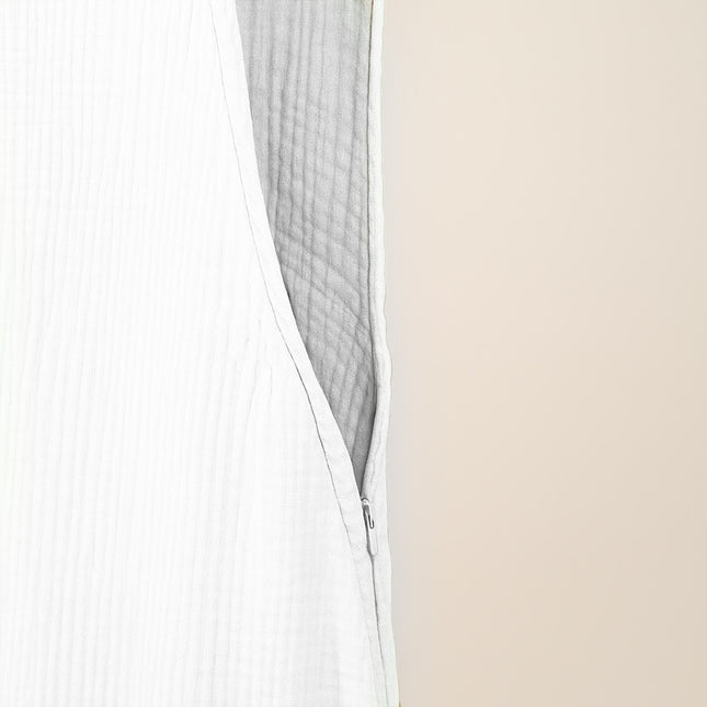 Organic Cotton Summer Sleeping Bag - White