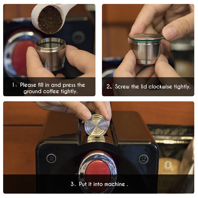 Stainless Steel Capsule Coffee Filt for Nespresso