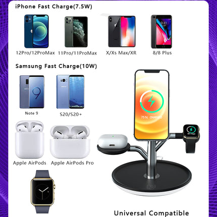 Universal Wireless Charging Stand for Iphone Apple Watch Airpods