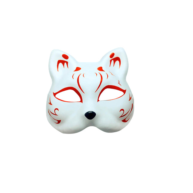Fox Mask Tassels Bells Cosplay Halloween Mask