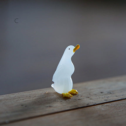 Call Duck Glass Ornament
