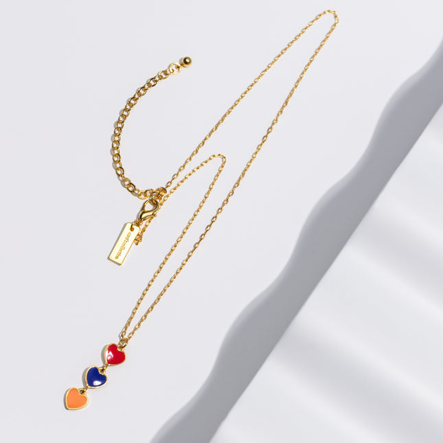 Hearts Necklace by Anet's Collection