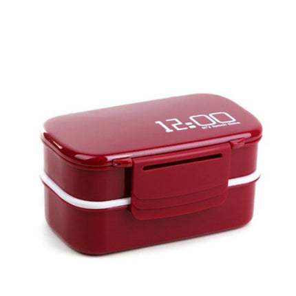 Double Layer Plastic Lunch Box