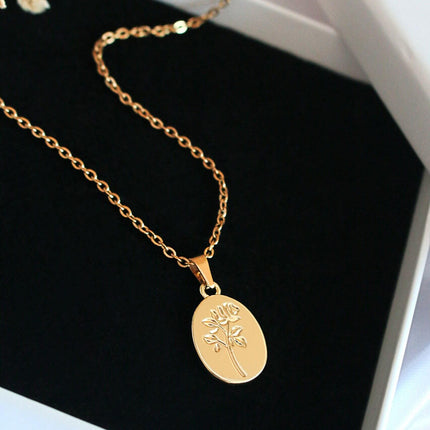 “Bouquet de Roses” 24K Classy Floral Necklace