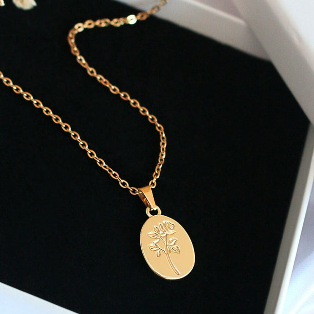 “Bouquet de Roses” 24K Classy Floral Necklace