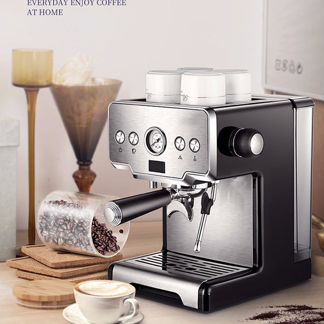 Espresso Coffee Maker Stainless Steel Italian Coffee Machine