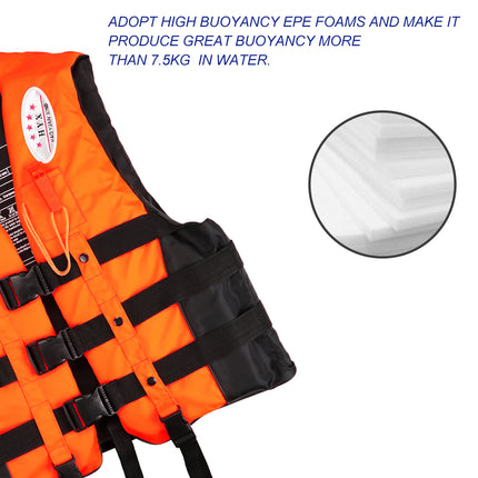 Life Jacket Buoyancy Aid Life Vest with Whistle