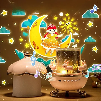 Princess Dream Carousel Night Light