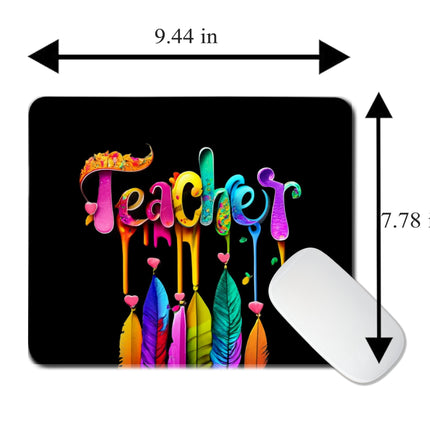 School Teacher Non-Slip Computer Mousepad Mouse Pad