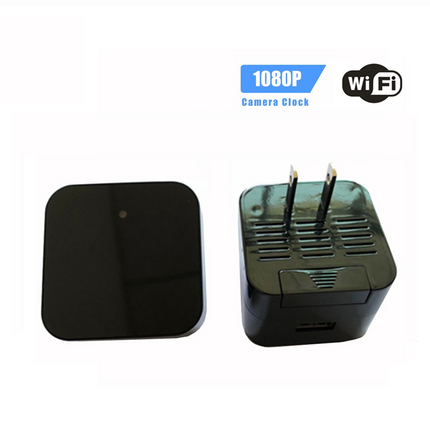 Night Vision 1080P Wifi Nanny Cam Wall Charger Hidden Spy Cameras