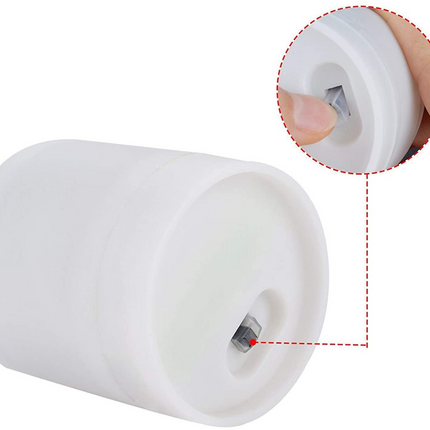 6PCS Waterproof Smokeless Solar Candles Lights Flame Light