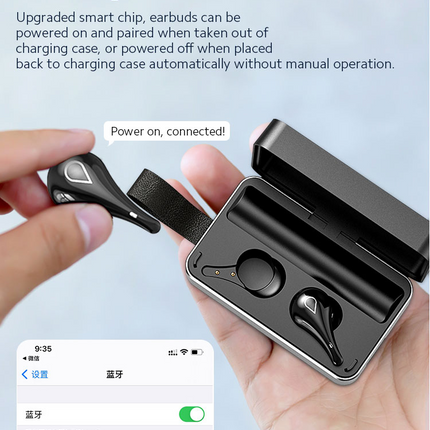 Hifi Stereo TWS Wireless Bluetooth V5.0 Earphones
