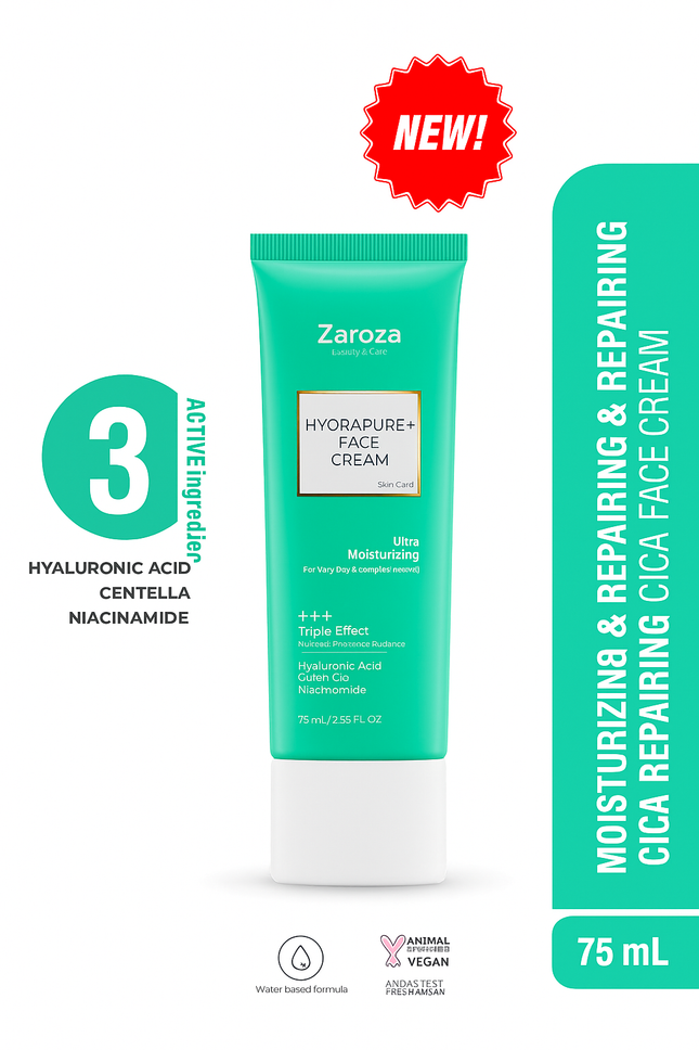 HydraPure Plus 3 Action Moisturizing Repairing Brightening Hyaluronic