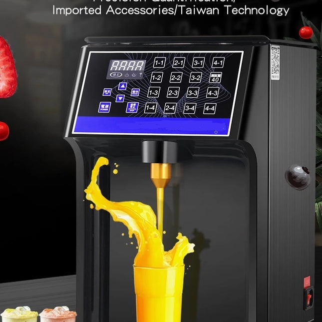 Automatic Sugar Syrup Dispenser 16 Grid Fructose Quantitative Machine