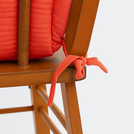 Cushion High Chair in Organic Cotton - Strawberry
