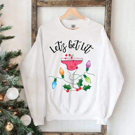 Let's Get Lit Christmas Sweatshirt