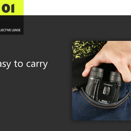 Military HD 40x22 Binoculars Professional Hunting Telescope