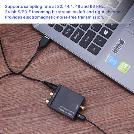 Digital to Analog Audio Converter Adapter