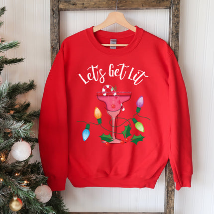 Let's Get Lit Christmas Sweatshirt