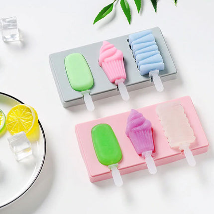 Cute Ice Cream Mould, With Lid