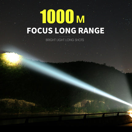 Rechargeable Super Powerful 5000mAh LED Flashlight with Waterproof