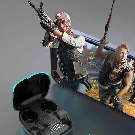 Wireless TWS Gaming Bluetooth 5.0 Earphones With Microphone