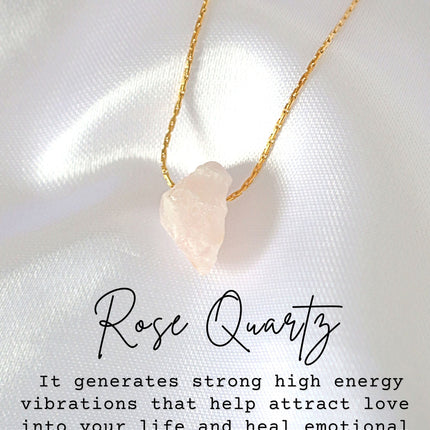 Raw Natural Crystals | 24 Karats Pendant Necklaces
