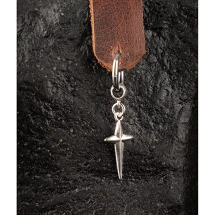 Men Stainless Steel Hoop Earrings Durable Modern Design Jewelry