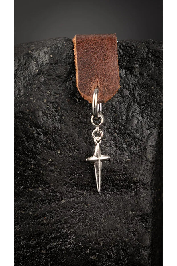 Men Stainless Steel Hoop Earrings Durable Modern Design Jewelry