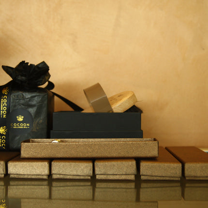 COCOON SKIN - Gold Copper Dry Body Brush