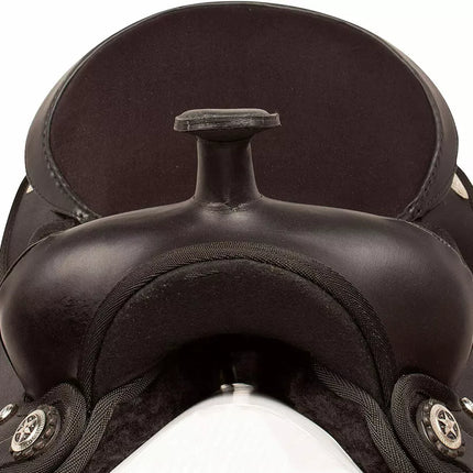 Synthetic Western Barrel Racing Horse Saddle Tack Set Size 13" to 18"