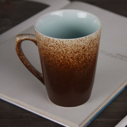 Art Retro Gradient Color Ceramic Cup